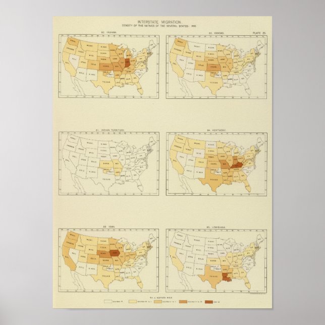 25 Interstate migration 1890 INLA Poster (Front)