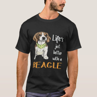25 Life Just Better With A Beagle T-Shirt
