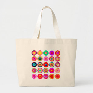 25 Mandalas II Large Tote Bag
