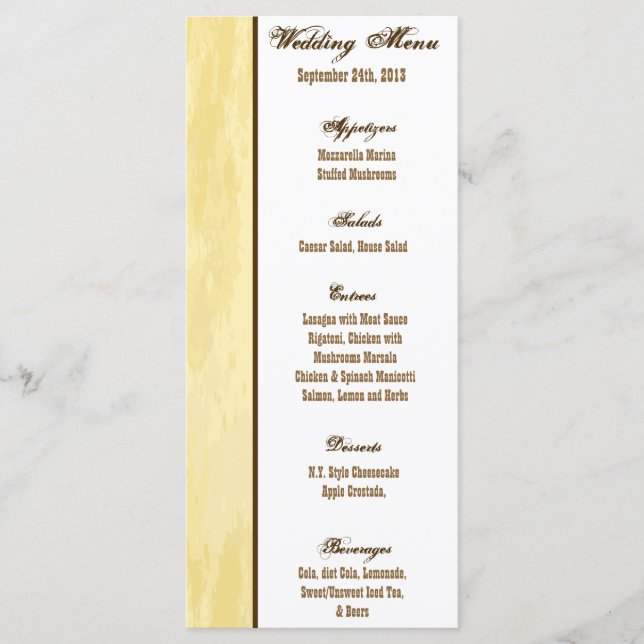 25 Menu Cards Cowboy Rodeo Steer Skull Tan Country (Front)