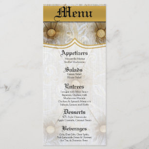 25 Menu Cards Vintage Pintuck Fabric Taylored Couc