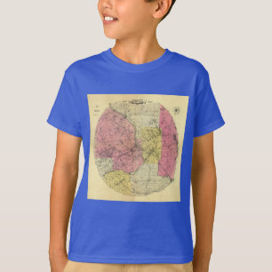 25 Miles Around Minneapolis - 1881 Map T-Shirt