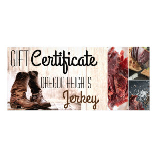25 Pack Business Gift Certificate Boots Country Ru