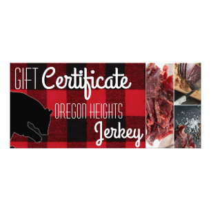 25 Pack Business Gift Certificate Red Buffalo Bear