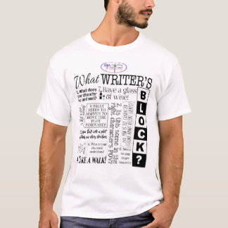 25 Solutions to Writer's Block T-shirt