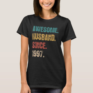 25 Wedding Aniversary For Him Awesome Husband Sin T-Shirt