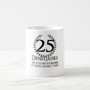 25 Year Company Anniversary Employee Company Coffee Mug