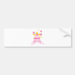 25 Year Old Birthday Cake Bumper Sticker