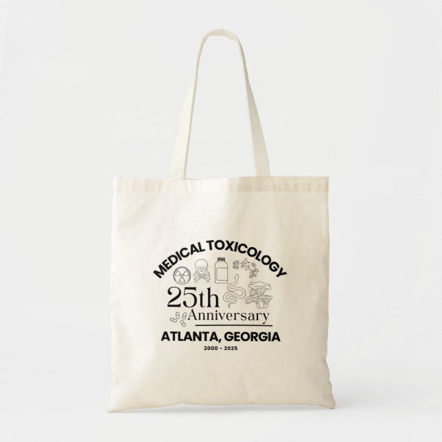25 Years of Tox Tote Bag (Front)