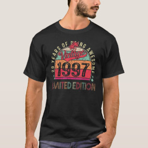 25 Years Old  Vintage 1997  25th Birthday T-Shirt