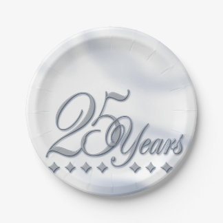 25 YEARS! PAPER PLATE
