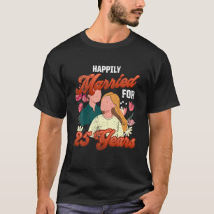 25th 25 year Wedding Anniversary Gifts Inspire Hus T-Shirt