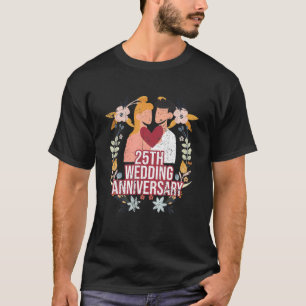 25th 25 year Wedding Anniversary Gifts Inspires Hu T-Shirt