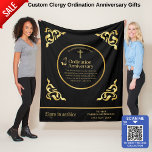 25th 50th ANY Priest Ordination Anniversary Gift Fleece Blanket<br><div class="desc">Welcome to LeahG's Commemorative Personalised Gift item for commemorating the Ordintion Anniversary of Priests and other clergy including Pastor, Nun, Deacon, Minister. Add the name and the date as required. Suitable for any number of years including 1st, 5th, 10th, 15th, 20tj, 25th, 30th, 35th, 40th, 45th, 50th, 55th, Silver or...</div>