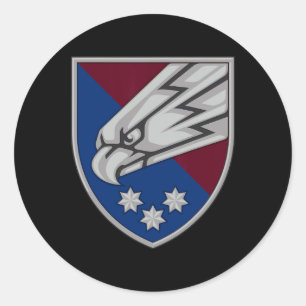 25th Airborne Brigade (ukraine) Ukrainian Military Classic Round Sticker