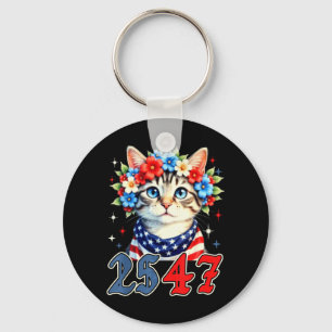 25TH Amendment Funny 2547 Cute Cat Meme Key Ring