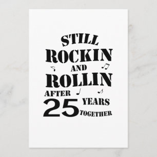 25th Anniversary - 25 Years Anniversary Couples Card