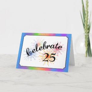 25th Anniversary Celebration Card