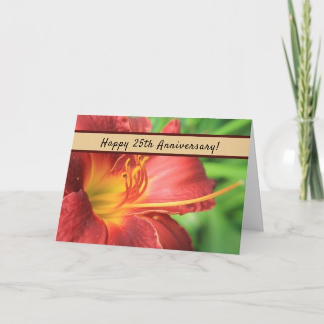 25th Anniversary Celebration Card (Front)