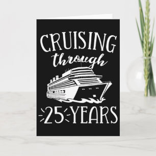25th Anniversary Cruise His Hers Vacation Match Co Card