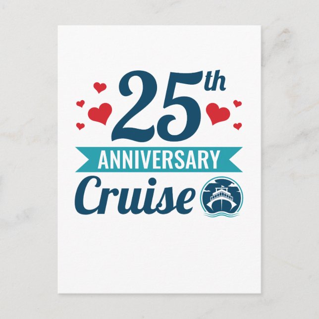 25th Anniversary Cruise Postcard (Front)