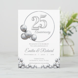 25th anniversary invitation
