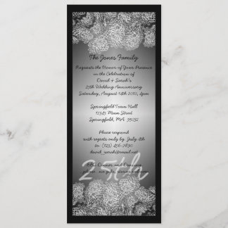 25th Anniversary Invitation