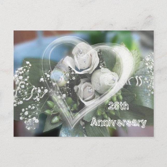 25th Anniversary Invitation postcard (Front)