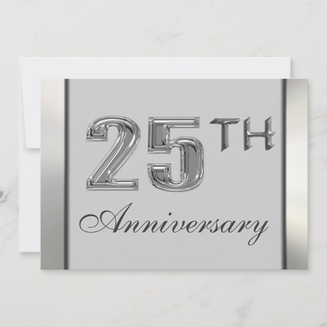 25th Anniversary Invitations (Front)