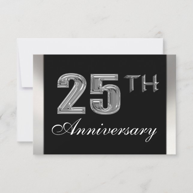 25th Anniversary Invitations (Front)