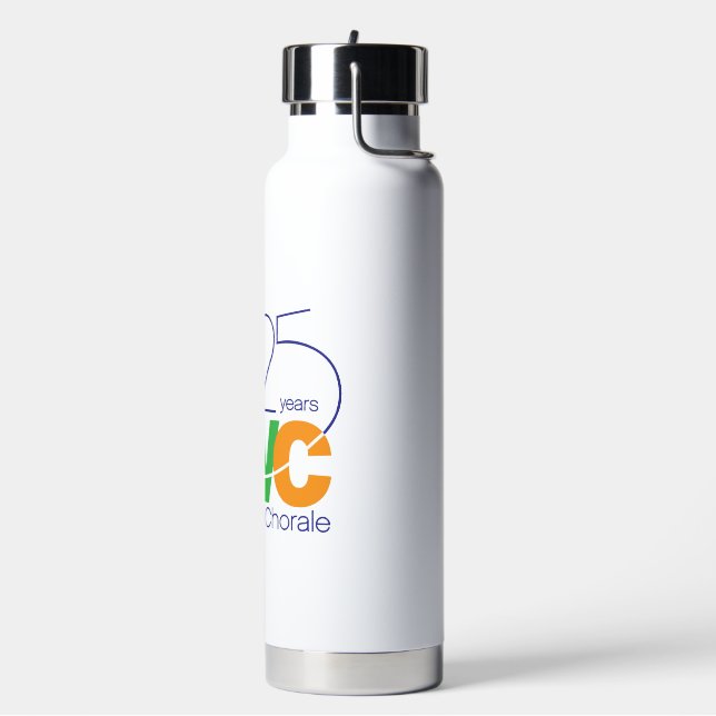 25th Anniversary NWC Water Bottle with Straw (Left)
