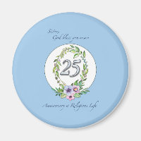 25th Anniversary of Catholic Nun Wreath and Silver