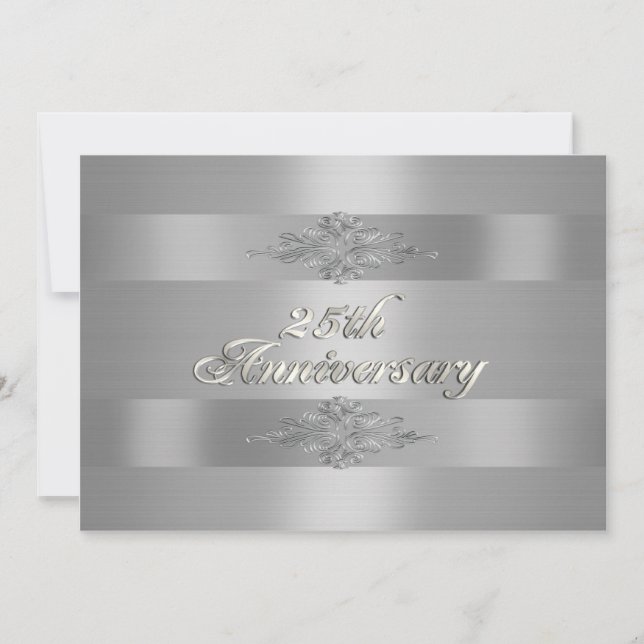 25th anniversary party invitation (Front)
