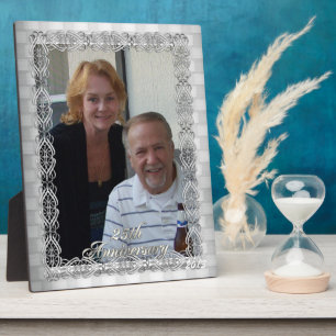 25th Anniversary photo plaque