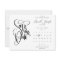 25th Anniversary Save the Date Calendar Love Heart
