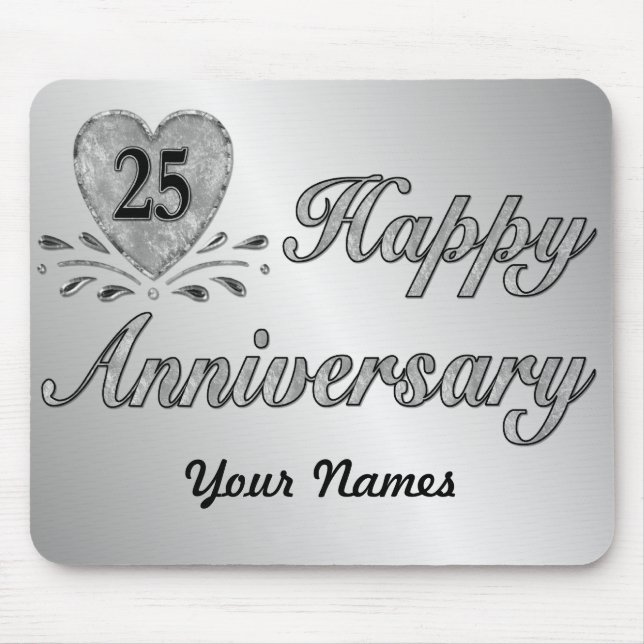 25th Anniversary - Silver Mouse Pad (Front)