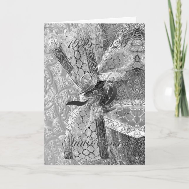 25th Anniversary Silver Wedding 25 Years Jubilee Announcement (Front)