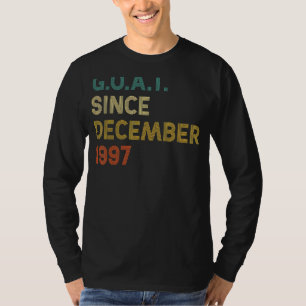 25th Birthday 25 Years Old Goat Since December 199 T-Shirt