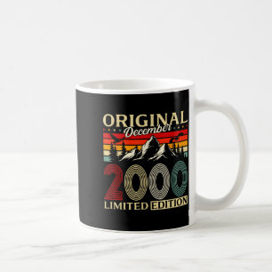 25th Birthday Gift Men Women Original December 200 Coffee Mug