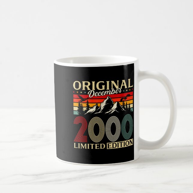 25th Birthday Gift Men Women Original December 200 Coffee Mug (Right)