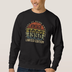 25th Birthday Gifts Men Women Vintage 1998 25 Year Sweatshirt