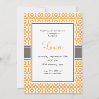 25th Birthday Invitation