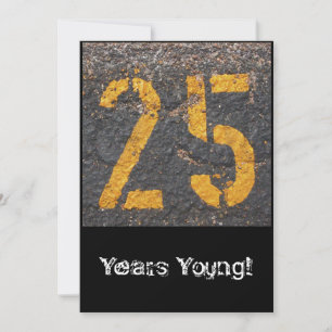 25th Birthday-Invitation Invitation