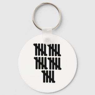 25th birthday key ring