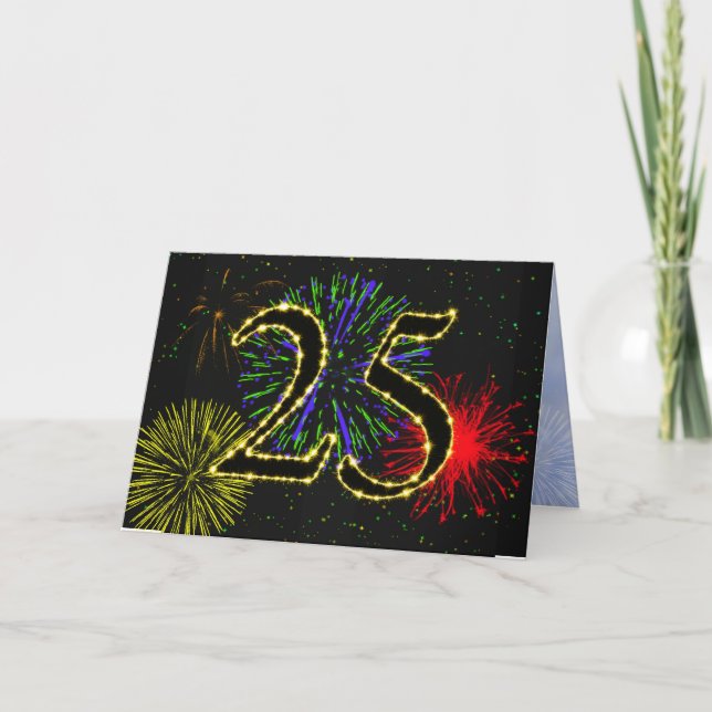 25th Birthday Party Invitation (Front)