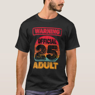 25Th Birthday Retro Distress Vintage 1997 25Yrs Ol T-Shirt