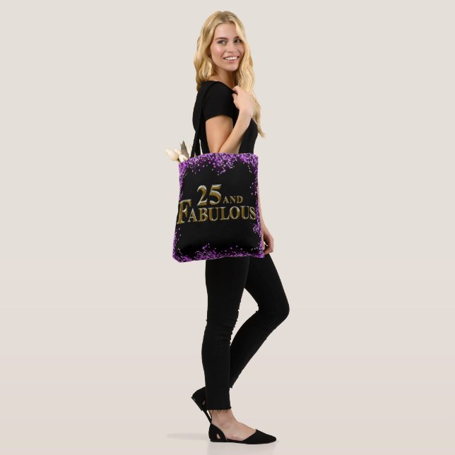 25th  Birthday  Tote Bag (On Model)