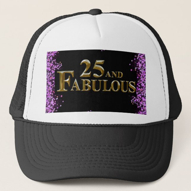 25th  Birthday  Trucker Hat (Front)