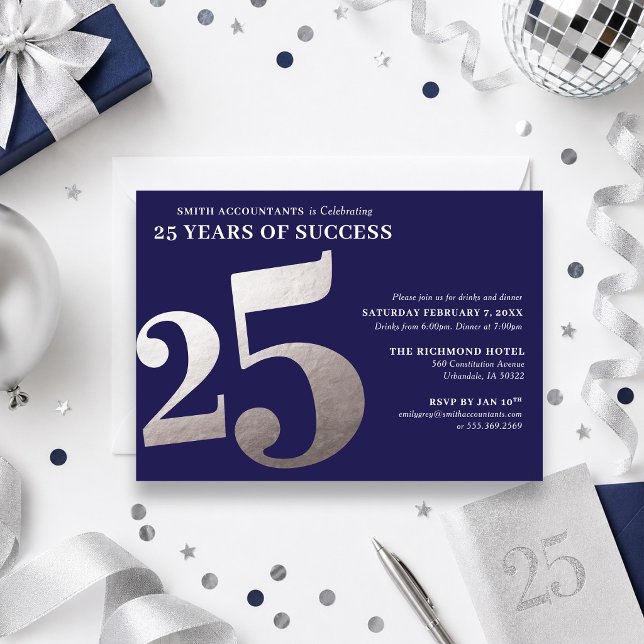 25th Business Anniversary Invitation (Creator Uploaded)