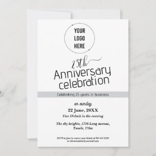 25th company anniversary celebration invitation